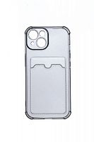 Купить Чехол-накладка для iPhone 15 VEGLAS Air Pocket черно-прозрачный оптом, в розницу в ОРЦ Компаньон