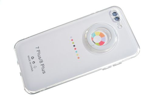 Чехол-накладка для iPhone 7/8 Plus NEW RING TPU белый оптом, в розницу Центр Компаньон фото 3