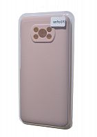 Купить Чехол-накладка для XIAOMI POCO X3 NFC SILICONE CASE NL закрытый светло-розовый (18) оптом, в розницу в ОРЦ Компаньон