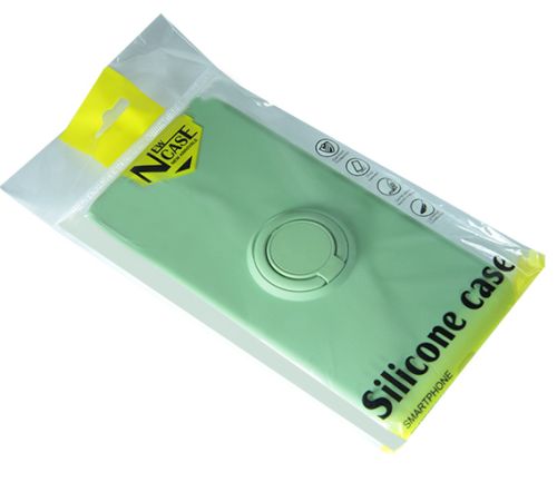 Чехол-накладка для Samsung A205F A20/A30 SOFT TOUCH TPU КОЛЬЦО зеленый оптом, в розницу Центр Компаньон фото 2