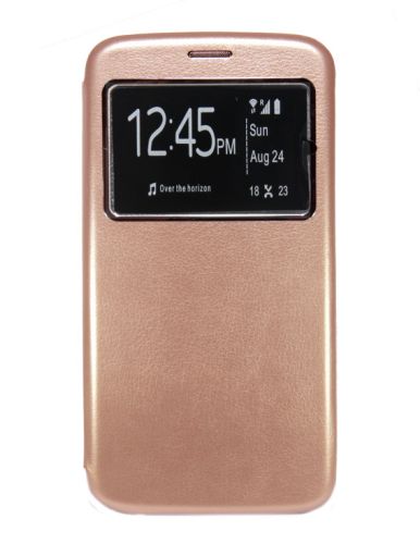 Чехол-книжка для Samsung G955F S8 Plus BUSINESS ONE WINDOW розовое золото оптом, в розницу Центр Компаньон
