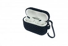 Чехол для наушников Airpods Pro Braided черный - фото