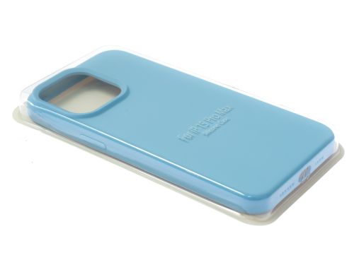 Чехол-накладка для iPhone 15 Pro Max SILICONE CASE закрытый сиренево-голубой (5) оптом, в розницу Центр Компаньон фото 2