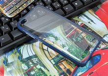 Чехол-накладка для XIAOMI Redmi 5A JZZS NEW Acrylic TPU+PC пакет синий - фото