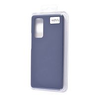 Чехол-накладка для HUAWEI Honor 30 Pro VEGLAS SILICONE CASE закрытый темно-синий (8)																 - фото
