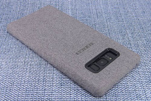 Чехол-накладка для Samsung N950F Note 8 HIHA CANVAS светло-серый оптом, в розницу Центр Компаньон фото 2