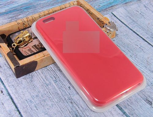 Чехол-накладка для iPhone 6/6S Plus SILICONE CASE закрытый красный (14) - оптовая продажа Чехол-накладка для iPhone 6/6S Plus SILICONE CASE закрытый красный (14) - фото