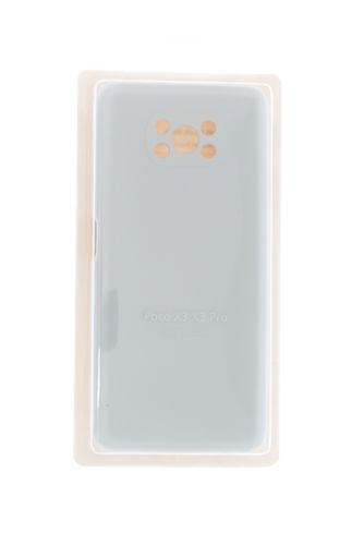 Чехол-накладка для XIAOMI POCO X3 NFC VEGLAS SILICONE CASE закрытый белый (9) - оптовая продажа Чехол-накладка для XIAOMI POCO X3 NFC VEGLAS SILICONE CASE закрытый белый (9) - фото