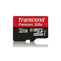 Карта памяти MicroSD 32 Gb Класс 10 Transcend UHS-I 90 Mb/s без адаптер - фото