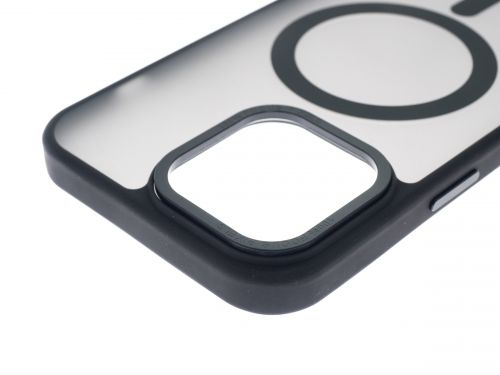 Чехол-накладка для iPhone 14 Pro Max VEGLAS Fog Magnetic черный оптом, в розницу Центр Компаньон фото 3