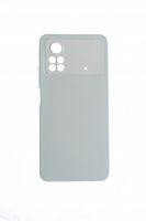 Чехол-накладка для XIAOMI Poco X4 Pro SILICONE CASE OP закрытый белый (9) - фото