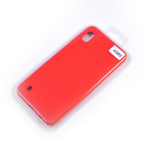 Чехол-накладка для Samsung A105F A10 VEGLAS SILICONE CASE закрытый красный (1) - оптовая продажа фото 2 Чехол-накладка для Samsung A105F A10 VEGLAS SILICONE CASE закрытый красный (1) - фото фото 2