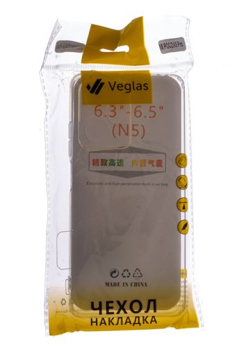 Чехол-накладка для XIAOMI Poco X5 Pro VEGLAS Air прозрачный оптом, в розницу Центр Компаньон фото 3