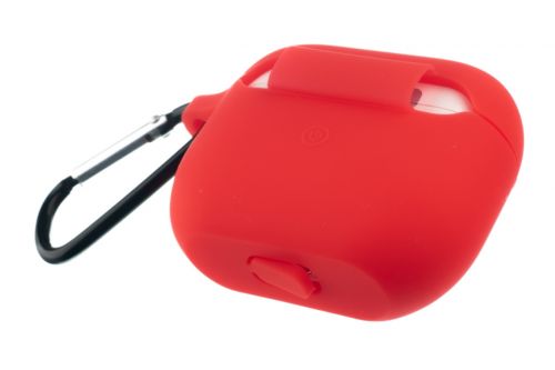 Чехол для наушников Airpods 3 Silicone красный - оптовая продажа фото 3 Чехол для наушников Airpods 3 Silicone красный - фото фото 3