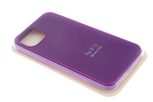 Чехол-накладка для iPhone 13 VEGLAS SILICONE CASE NL закрытый фиолетовый (45) оптом, в розницу Центр Компаньон фото 2