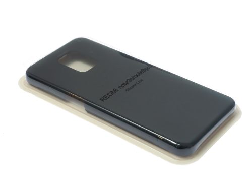 Чехол-накладка для XIAOMI Redmi Note 9S VEGLAS SILICONE CASE закрытый черный (3) оптом, в розницу Центр Компаньон фото 2