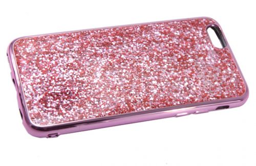 Чехол-накладка для iPhone 6/6S Plus  YOUNICOU Блестки мелкие PC+TPU розовый - фото фото 2