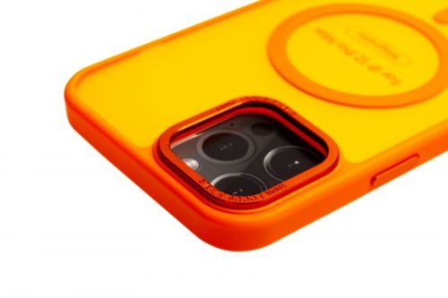 Чехол-накладка для iPhone 12 Pro Max VEGLAS Fog Magnetic оранжевый - фото фото 5