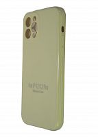 Купить Чехол-накладка для iPhone 12 Pro VEGLAS SILICONE CASE NL Защита камеры лимонно-кремовый (51) оптом, в розницу в ОРЦ Компаньон