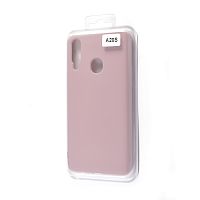 Купить Чехол-накладка для Samsung A207F A20S VEGLAS SILICONE CASE закрытый светло-розовый (18) оптом, в розницу в ОРЦ Компаньон