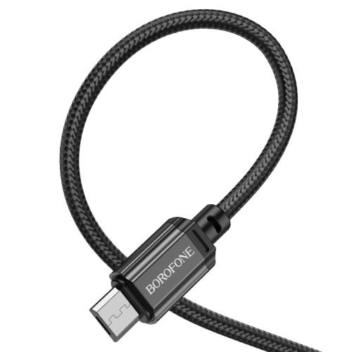 Кабель USB-Micro USB BOROFONE BX87 Sharp 2.4A 1м черный оптом, в розницу Центр Компаньон фото 5