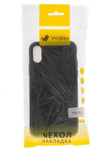 Чехол-накладка для iPhone X/XS VEGLAS Air Matte черный оптом, в розницу Центр Компаньон фото 3