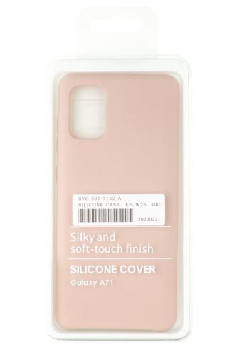 Чехол-накладка для Samsung A715F A71 SILICONE CASE OP светло-розовый (18) оптом, в розницу Центр Компаньон фото 4