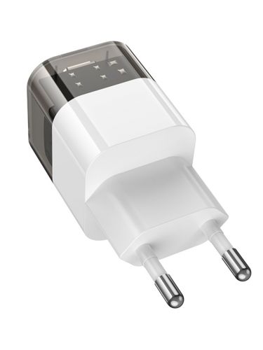 СЗУ Type-C HOCO C125A 3A PD20W прозрачно-черный - оптовая продажа фото 3 СЗУ Type-C HOCO C125A 3A PD20W прозрачно-черный - фото фото 3