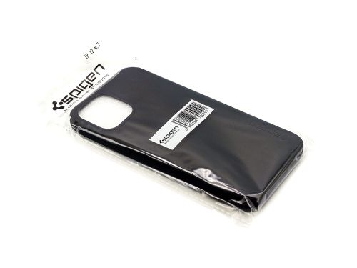 Чехол-накладка для iPhone 12 Pro Max SPIGEN TPU черный - фото фото 2