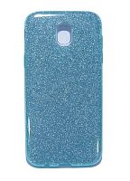 Купить Чехол-накладка для Samsung J530 J5 2017 JZZS Shinny 3в1 TPU синяя оптом, в розницу в ОРЦ Компаньон