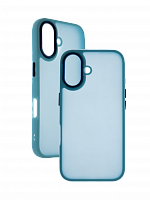 Чехол-накладка для iPhone 16 VEGLAS Fog Glow синий - фото