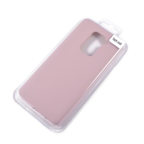 Чехол-накладка для XIAOMI Redmi Note 9 SILICONE CASE NL закрытый светло-розовый (18) оптом, в розницу Центр Компаньон фото 2