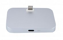 Док станция для iPHONE 6(4.7) серебро  - фото