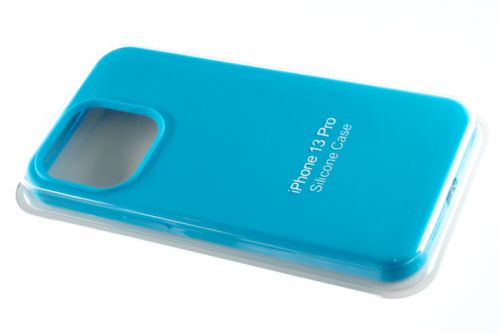 Чехол-накладка для iPhone 13 Pro SILICONE CASE закрытый голубой (16) оптом, в розницу Центр Компаньон фото 2