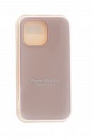 Чехол-накладка для iPhone 14 Pro Max VEGLAS SILICONE CASE закрытый светло-розовый (19) - фото