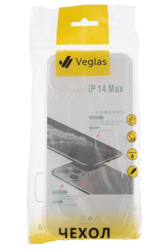 Чехол-накладка для iPhone 14 Plus VEGLAS Air Защита камеры прозрачный оптом, в розницу Центр Компаньон фото 3