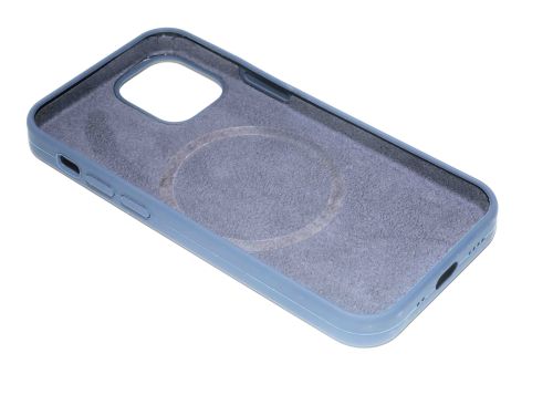 Чехол-накладка для iPhone 12 Mini SILICONE TPU NL поддержка MagSafe темно-синий коробка оптом, в розницу Центр Компаньон фото 3