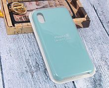 Чехол-накладка для iPhone XR VEGLAS SILICONE CASE бирюзовый (21) - фото