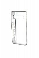 Купить Чехол-накладка для Samsung G973 S10 SUPERME TPU серебро оптом, в розницу в ОРЦ Компаньон