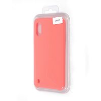 Чехол-накладка для Samsung A015F A01 SILICONE CASE NL ярко-розовый (12) - фото