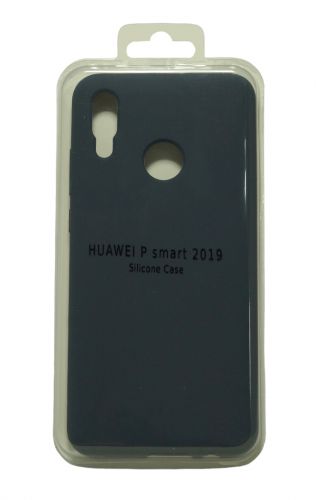 Чехол-накладка для HUAWEI Honor 10 Lite/P Smart 2019 SILICONE CASE закрытый темно-синий (8) - фото фото 2