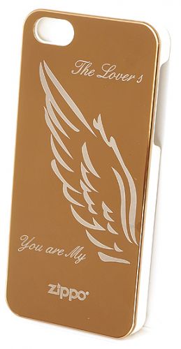 Чехол-накладка для iPhone 5/5S/SE  ZIPPO The Lovers бронза - фото фото 3