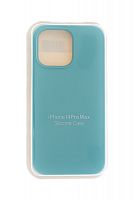 Купить Чехол-накладка для iPhone 14 Pro Max VEGLAS SILICONE CASE NL закрытый бирюзовый (21) оптом, в розницу в ОРЦ Компаньон