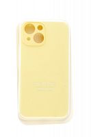 Купить Чехол-накладка для iPhone 13 Mini VEGLAS SILICONE CASE NL Защита камеры лимонно-кремовый (51) оптом, в розницу в ОРЦ Компаньон