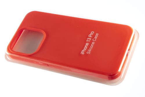Чехол-накладка для iPhone 13 Pro SILICONE CASE закрытый оранжевый (13) оптом, в розницу Центр Компаньон фото 2