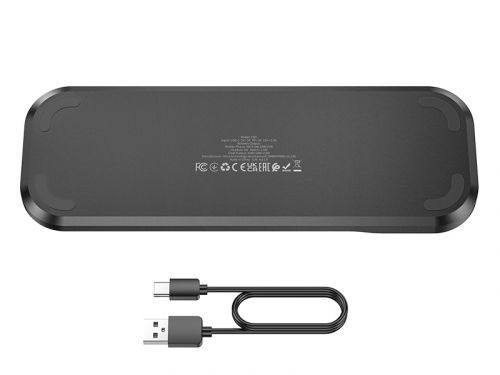 Беспроводное зарядное устройство HOCO CQ5 3в1 Step iWatch 15W черный - оптовая продажа фото 3 Беспроводное зарядное устройство HOCO CQ5 3в1 Step iWatch 15W черный - фото фото 3