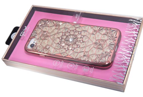 Чехол-накладка для iPhone 7/8/SE OY стразы TPU 001 розовое золото оптом, в розницу Центр Компаньон фото 2