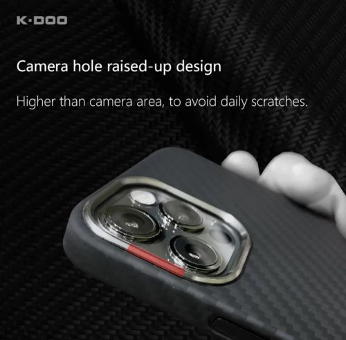 Чехол-накладка для iPhone 13 Pro K-DOO Keivlar зеленый оптом, в розницу Центр Компаньон фото 2