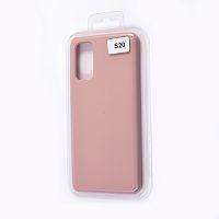 Купить Чехол-накладка для Samsung G980F S20 VEGLAS SILICONE CASE закрытый светло-розовый (18) оптом, в розницу в ОРЦ Компаньон