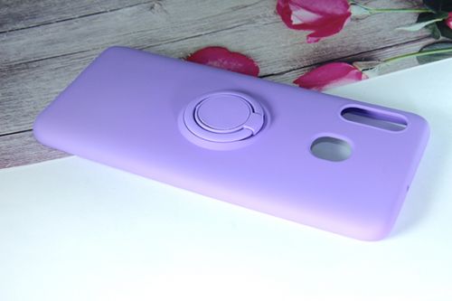 Чехол-накладка для HUAWEI Honor 8A/Y6 2019 SOFT TOUCH TPU КОЛЬЦО фиолетовый - оптовая продажа фото 4 Чехол-накладка для HUAWEI Honor 8A/Y6 2019 SOFT TOUCH TPU КОЛЬЦО фиолетовый - фото фото 4